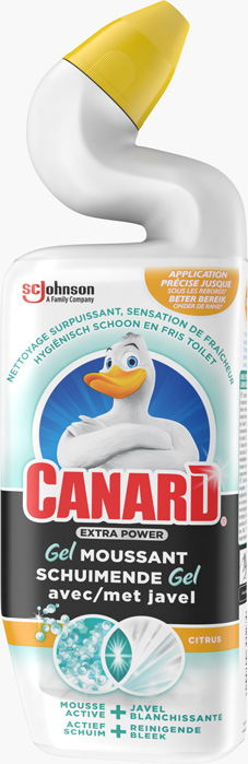 Canard® Extra Power Gel Moussant avec Javel - Citrus