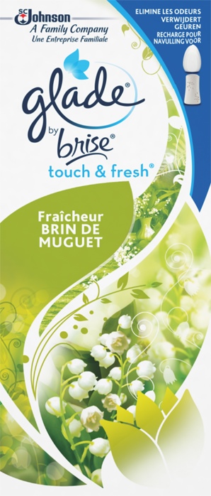 Glade® by Brise® Touch & Fresh®  Recharge Fraîcheur Brin de Muguet