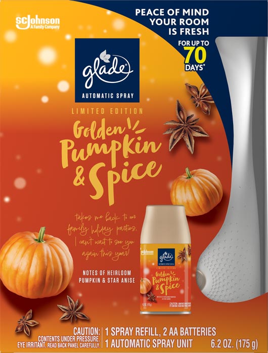 Glade® Golden Pumpkin & Spice Automatic Spray Starter Kit