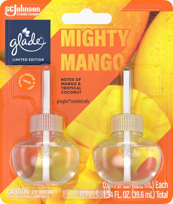 Glade® PlugIns® Scented Oil Warmer & Refill Mighty Mango 