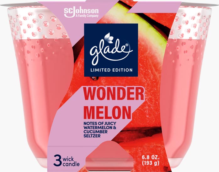 Glade®  3-Wick Candle Wonder Melon 