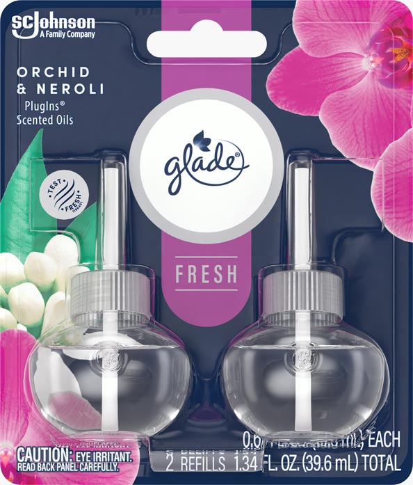 Glade® Fresh Orchid & Neroli PlugIns® Scented Oil Refills