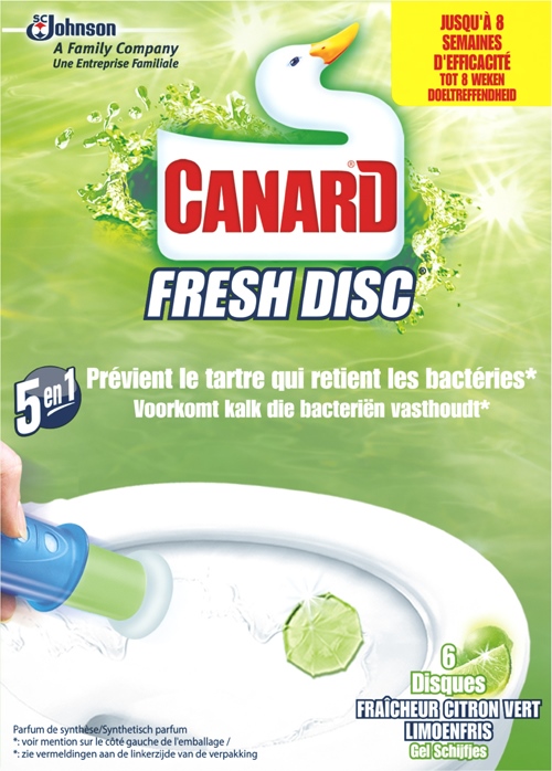 Canard® Fresh Disc® Boîtier Fraîcheur Citron Vert