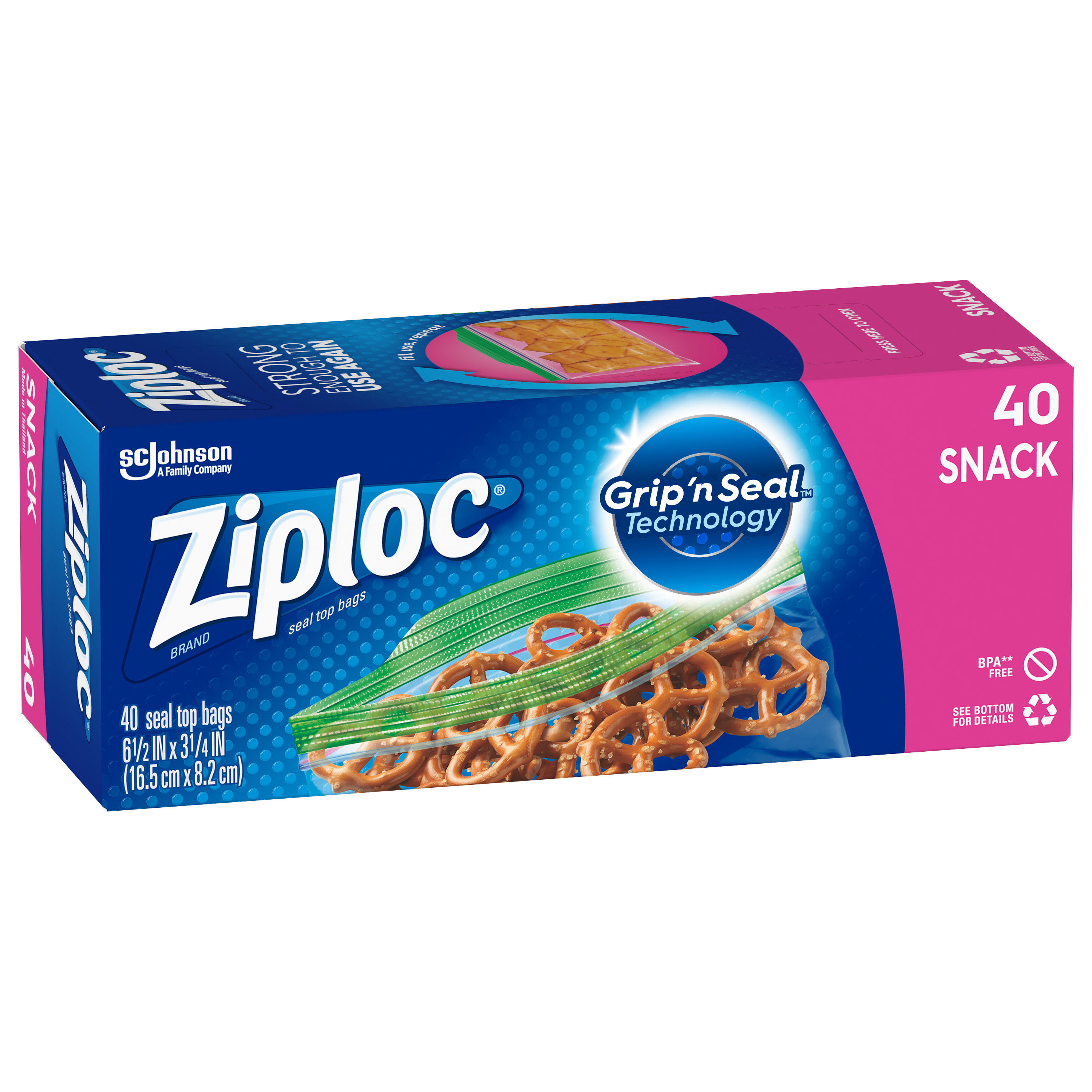 Ziploc® Brand Snack Bags
