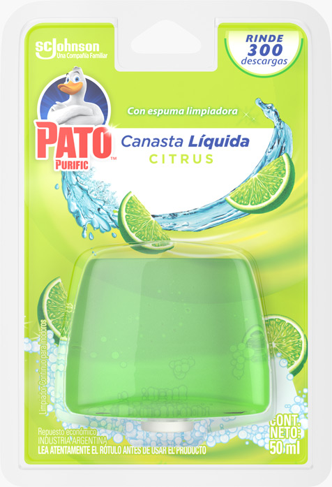 PATO PURIFIC™ Canasta Liquida Citrus Repuesto 