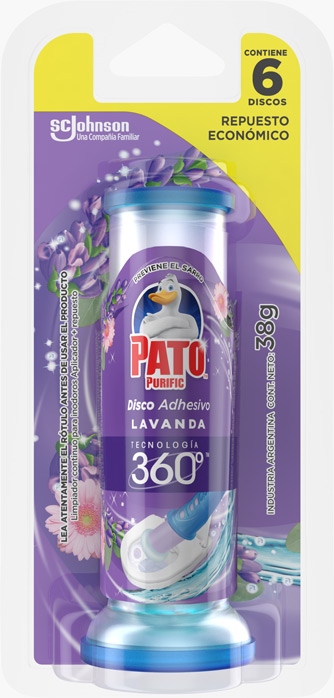 PATO PURIFIC™ Disco Adhesivo Lavanda Repuesto
