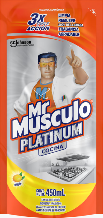 Mr Musculo Platinum® Cocina Doypack 450ML