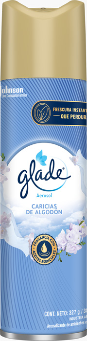 Glade® Aerosol Caricias de Algodón 