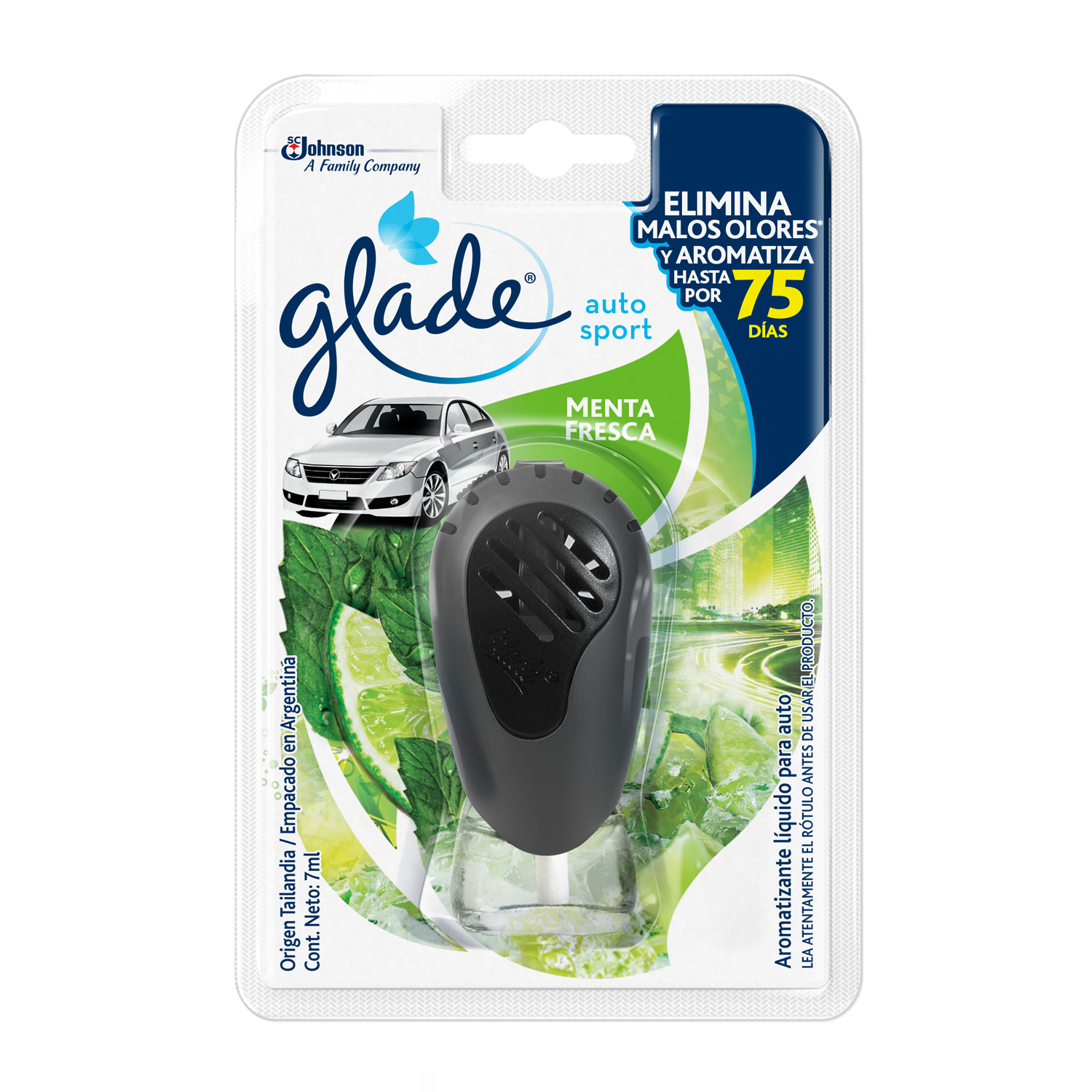 Glade® Auto Sport Menta Fresca