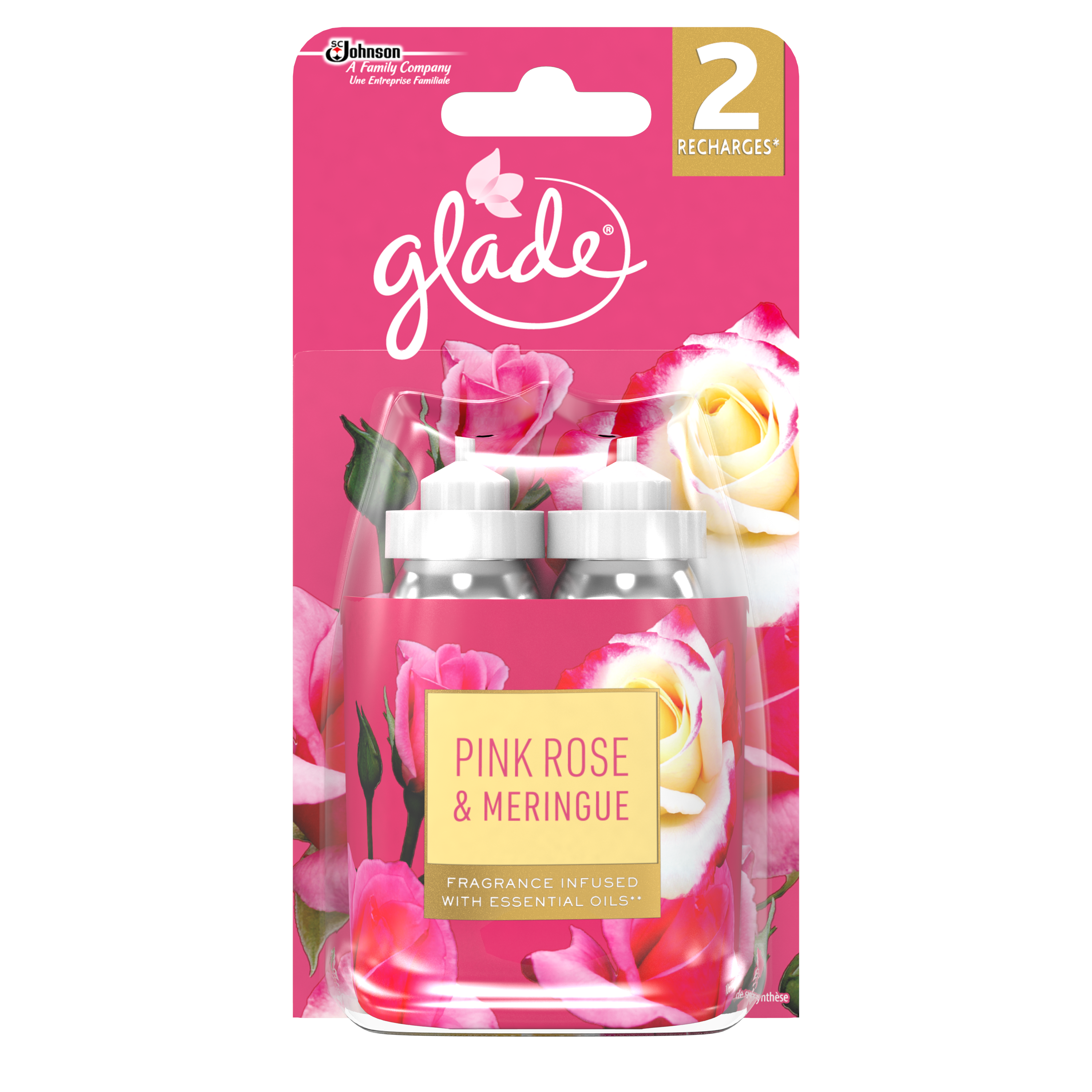 Glade® Sense & Spray™ Nachfüller - Pink Rose & Meringue