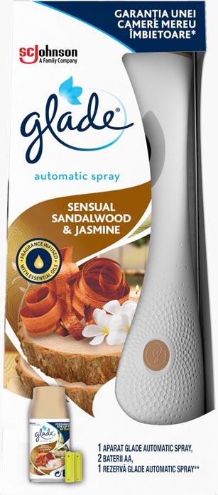 Glade® automatic spray - Sensual Sandalwood & Jasmine - устройство