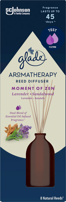 Glade® Aromatherapy Reed Diffuser - Moment of Ζen - Лавандула и Сандалово дърво