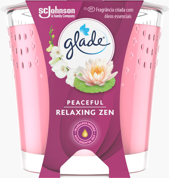 Glade® свещ - Peaceful Relaxing Zen