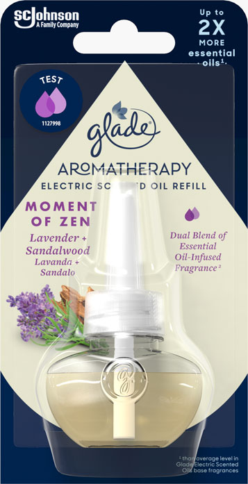 Glade® Aromatherapy electric scented oil Refill - Moment of Zen - Пълнител