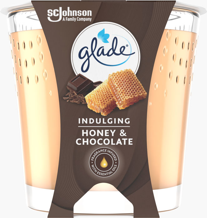 Glade® свещ - Indulging Honey & Chocolate