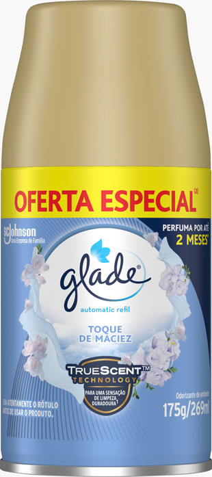 Glade® Spray Automático Toque-de-Maciez