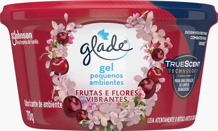 Glade® Gel Home Frutas e Flores Vibrantes