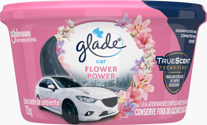 Glade® Gel Car Flower Power