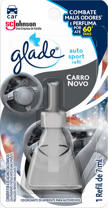 Glade® Auto Sport Carro Novo Refil