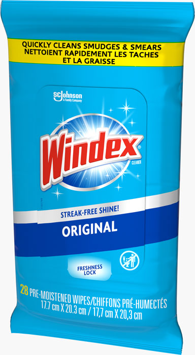 Windex® Glass Wipes Pouch