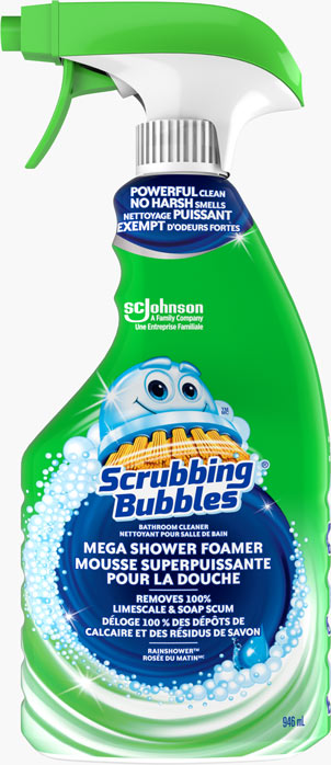 Scrubbing Bubbles® Mega Shower Foamer® Trigger with Ultra Cling & Glade® Rainshower®