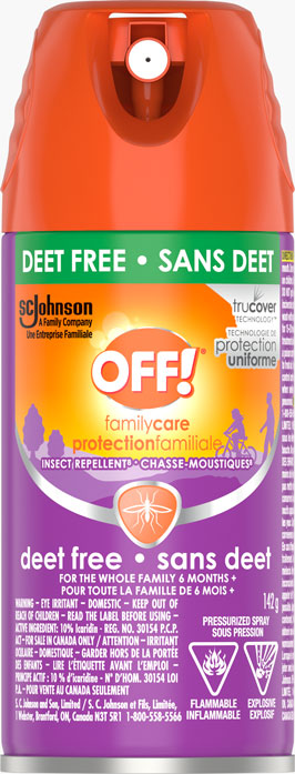 OFF!® FamilyCare® Aerosol Insect Repellent 8 - Deet Free