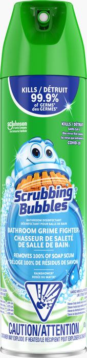 Scrubbing Bubbles® Bathroom Disinfectant Grime Fighter I Aerosol - Rainshower®