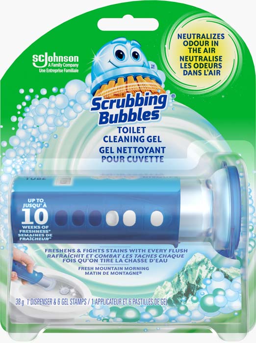 Scrubbing Bubbles® Toilet Cleaning Gels - Fresh Mountain Morning
