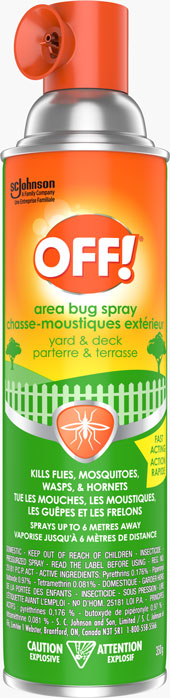 OFF!® Chasse-moustiques extérieur (Parterre et Terrasse)