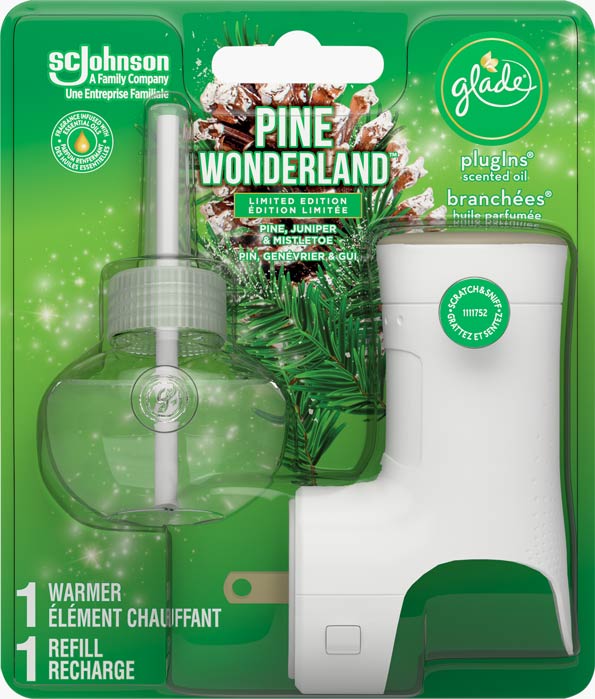 Glade® Holiday PlugIns® Scented Oil Starter Kit - Pine Wonderland™