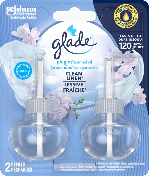 Glade® PlugIns® Scented Oil Refill - Clean Linen®