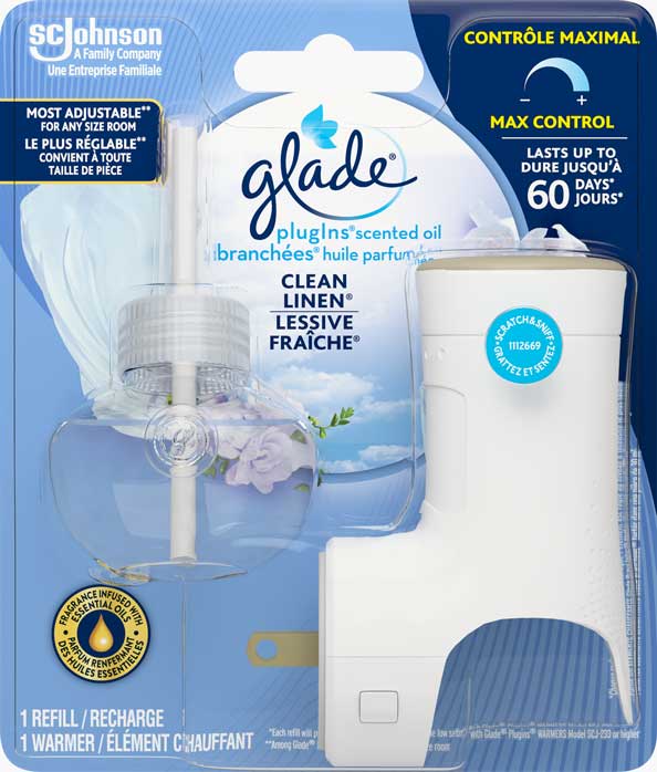 Glade PlugIns® Scented Oil Starter Kit - Clean Linen®
