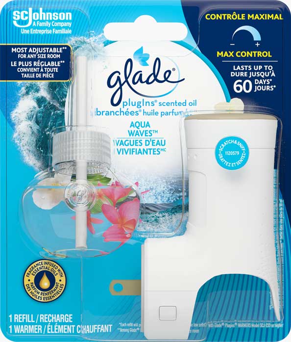 Glade PlugIns® Scented Oil Starter Kit - Aqua Waves™