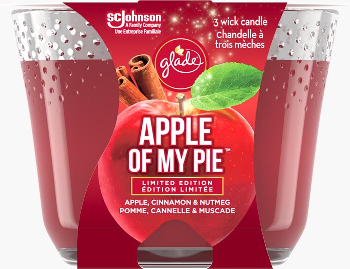 Glade® Holiday Triple Wick Candle - Apple of My Pie™