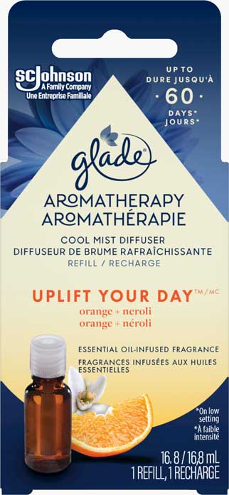 Glade Recharge de diffuseur d`aromathérapie - Uplift Your Day