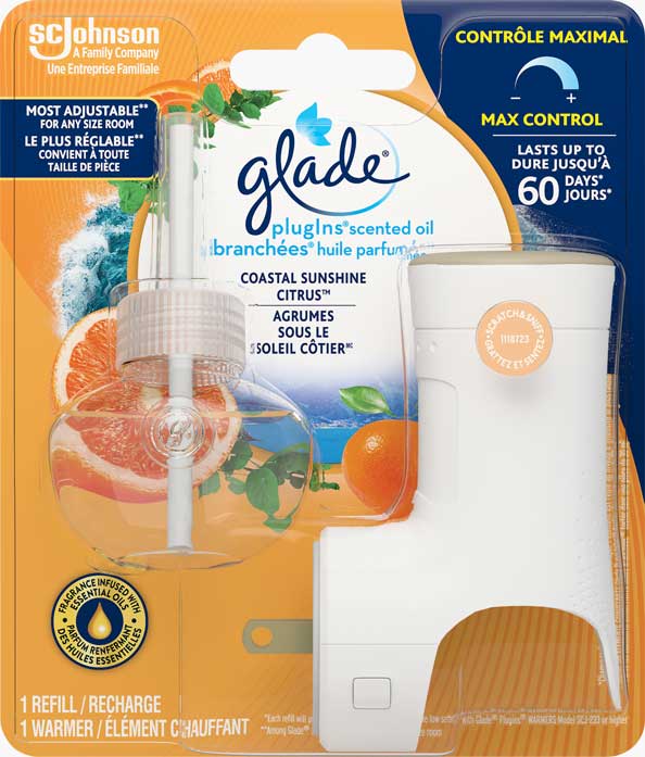 Glade® PlugIns® Scented Oil Starter Kit - Coastal Sunshine Citrus™