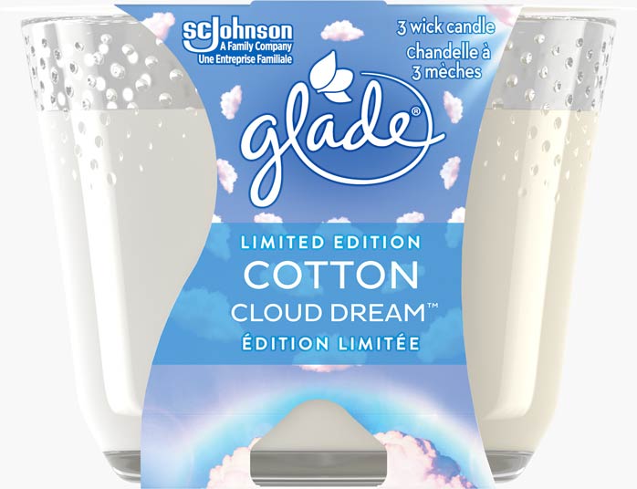 Glade® Triple Wick Candle - Cotton Cloud Dream™