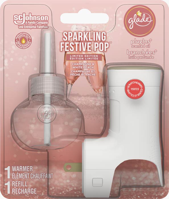 Glade® Holiday PlugIns® Scented Oil Starter Kit - Sparkling Festive Pop™