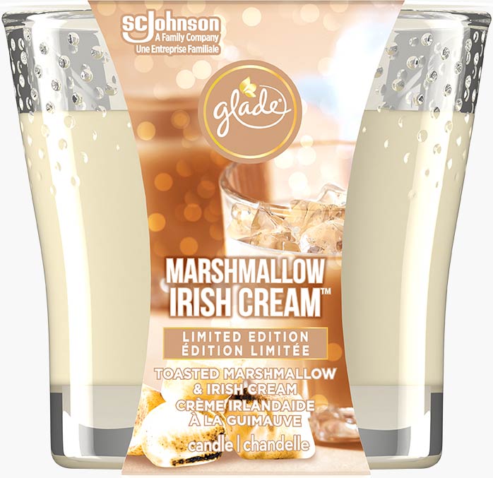 Glade® Holiday Candle - Marshmallow Irish Cream™