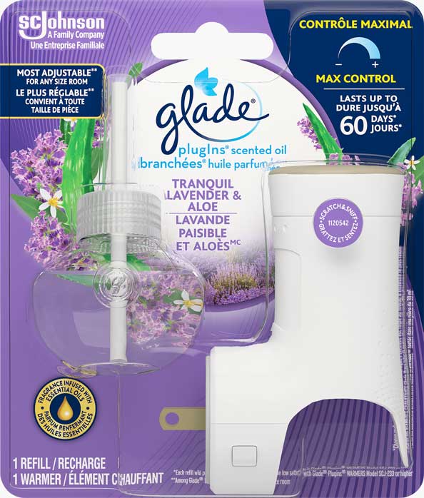 Glade PlugIns® Scented Oil Starter Kit - Tranquil Lavender & Aloe