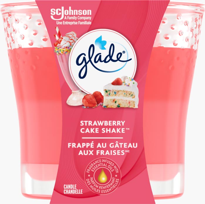 Glade® Candle - Strawberry Cake Shake™