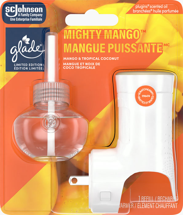 Glade Branchées® Huile parfumée nécessaire de départ - Mangue Puissant™