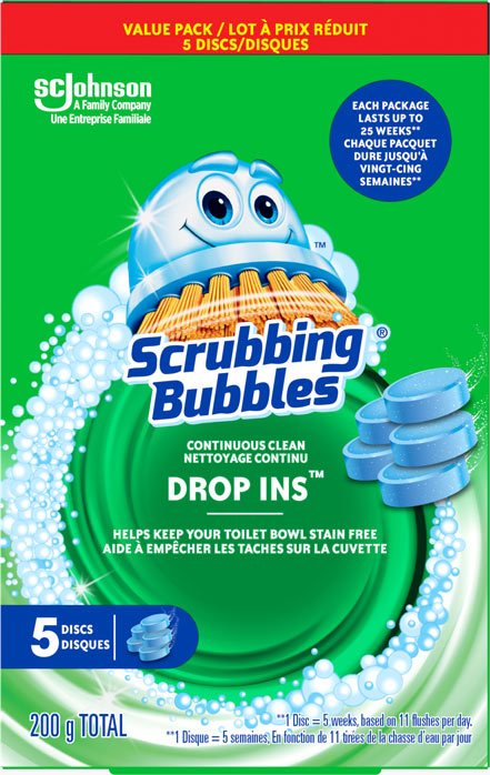 Scrubbing Bubbles® Nettoyage Continu Drop Ins™