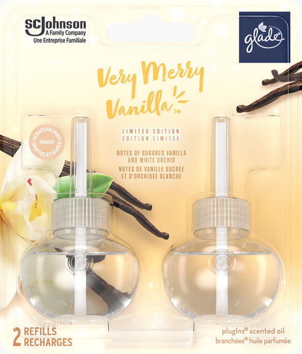 Glade® des Fêtes Branchées® Huile parfumée Recharge - Very Merry Vanilla™