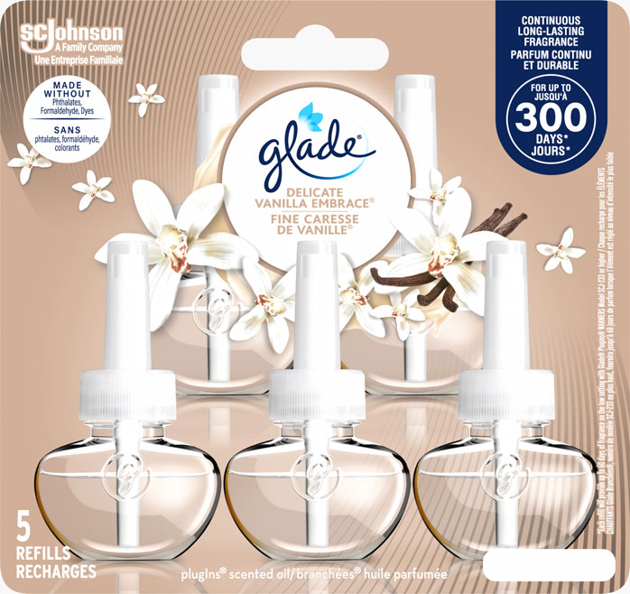 Glade Branchées® Huile parfumée Recharge - Fine caresse de vanille®