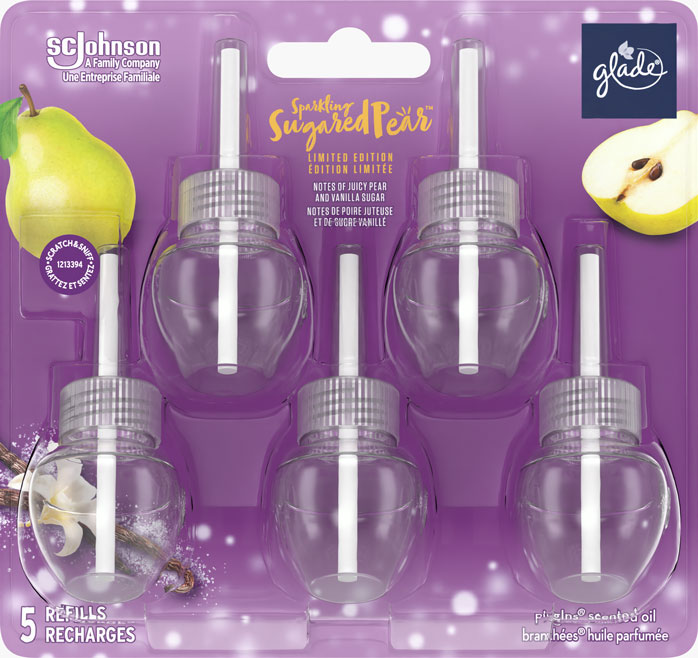 Glade® Holiday PlugIns® Scented Oil Refill - Sparkling Sugared Pear™