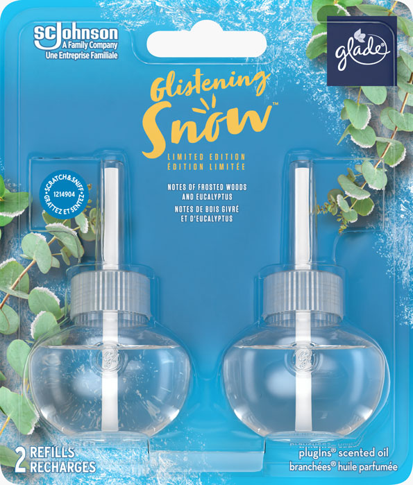 Glade® Holiday PlugIns® Scented Oil Refill - Glistening Snow™