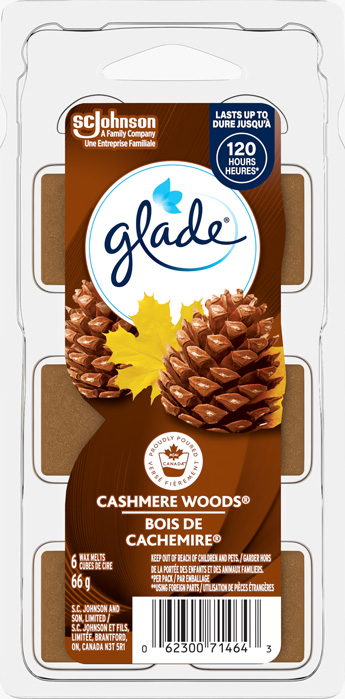 Glade® Cubes de Cire - Bois de Cachemire®