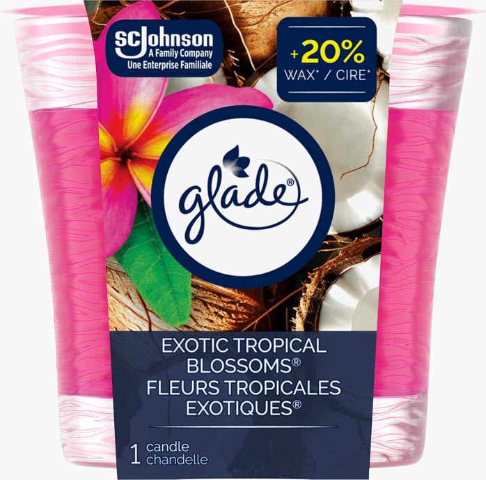 Glade® Candle - Exotic Tropical Blossoms®