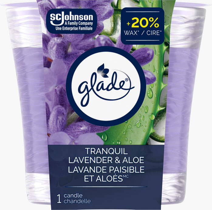 Glade® Chandelle - Lavande Paisible et Aloès™